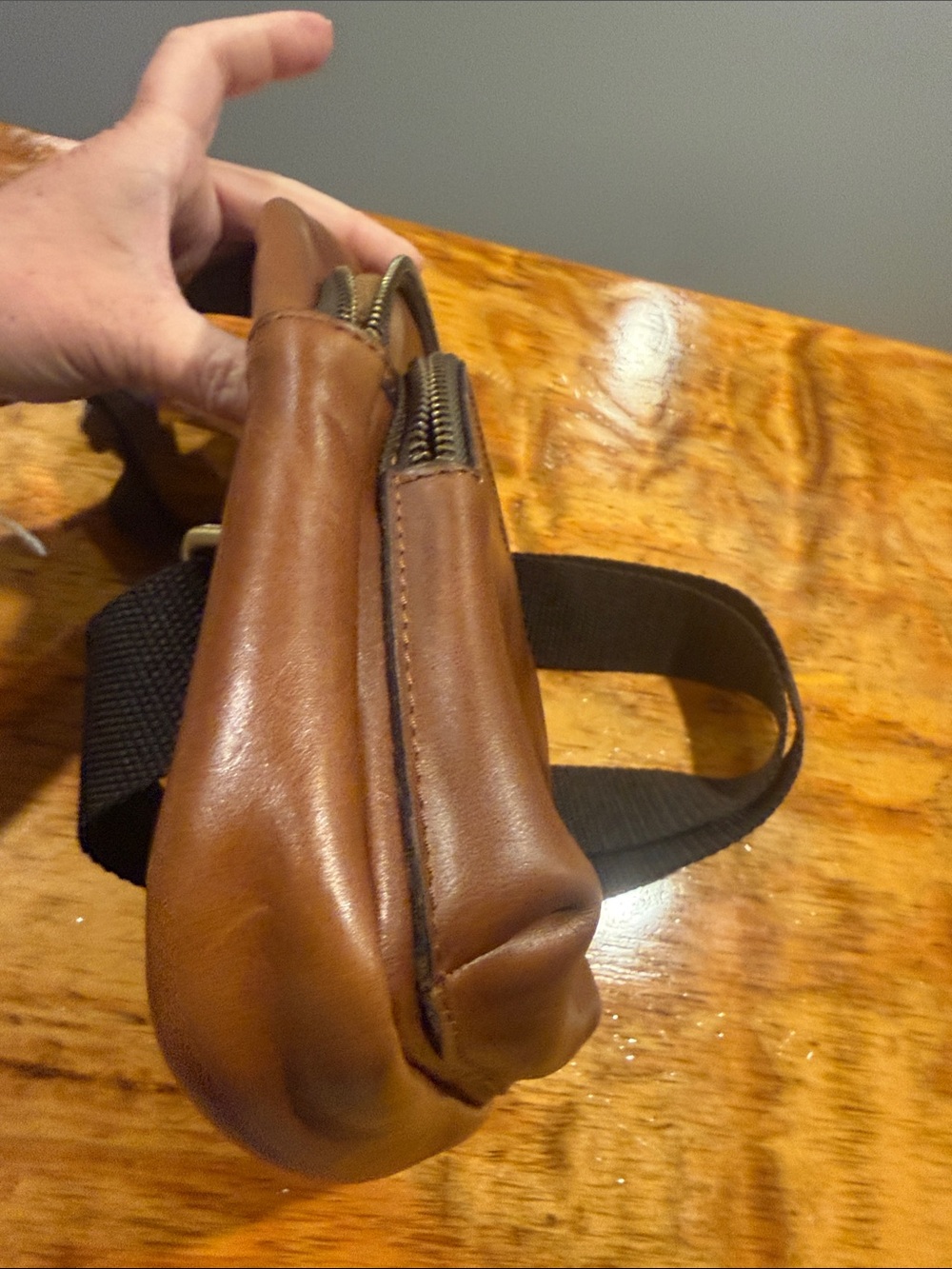 Patricia Nash Brown Leather Sling Bag - Casual Everyday Carry - Picture 9 of 10